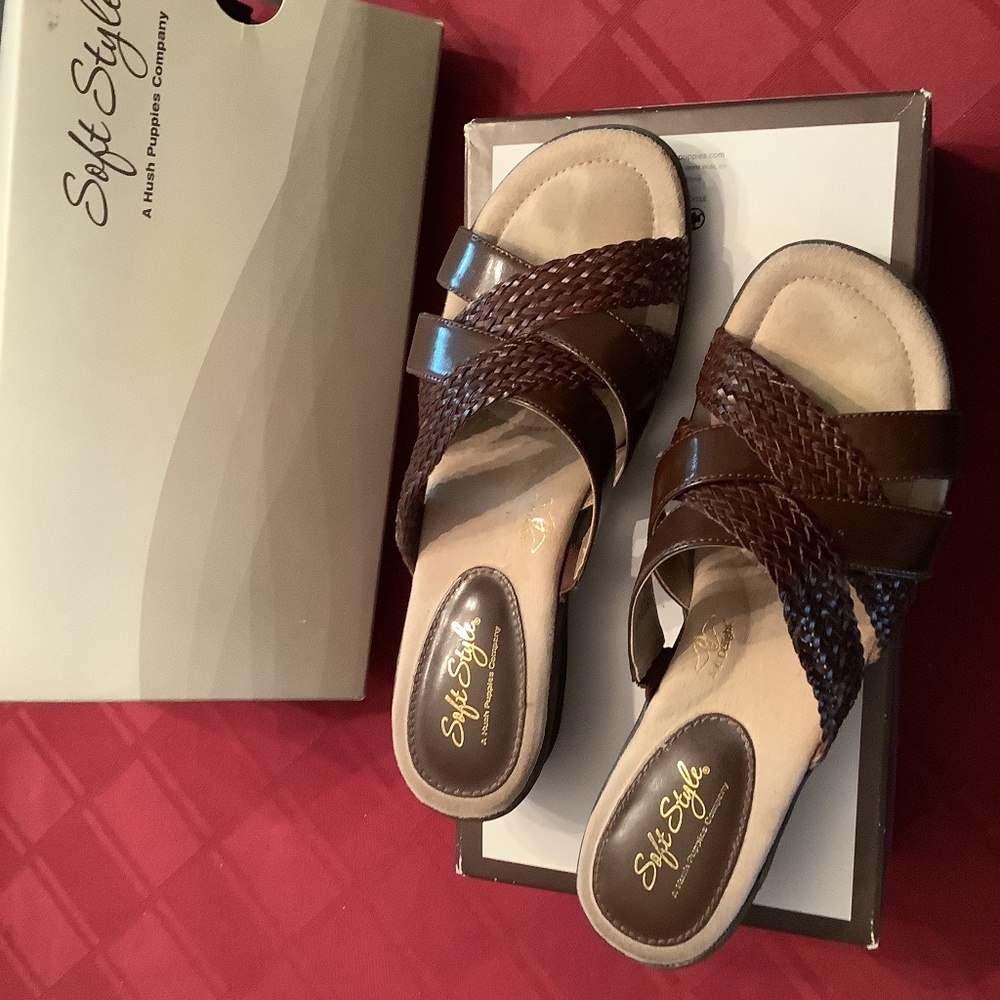 Soft Style a Hush Puppies Company Dane Dark Brown 7.5 Med